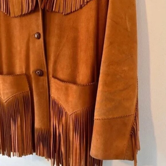 Vintage Western Fringe jacket DOEN for  BOHO exposure - Picture 10 of 10